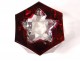 Baccarat Crystalline Crystal Sulfide Paperweight President Kennedy