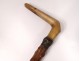 Cane old wood spiny knob horn antique french cane nineteenth century