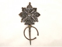 Sterling silver brooch Tisernas, Morocco, Twentieth