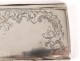 Russian silver cigarette case Moscow Skvortsov 180gr nineteenth