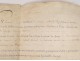 Letter load sub-lieutenant Louis XVI 1786 Dessoffy Oberkirch hussard 18th