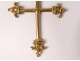 Breton cross pendant solid gold 18K goldsmith Pierre Toulhoat 6.27gr twentieth
