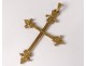 Breton cross pendant solid gold 18K goldsmith Pierre Toulhoat 6.27gr twentieth