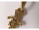 Breton cross pendant solid gold 18K goldsmith Pierre Toulhoat 6.27gr twentieth