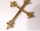 Breton cross pendant solid gold 18K goldsmith Pierre Toulhoat 6.27gr twentieth