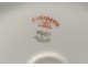 Coffee service Limoges Haviland porcelain flowers thistles Art Nouveau XIXth