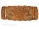 Snuffbox corozo carved angel lyre nineteenth