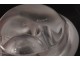 Crystal flower vase Lalique France model Sylvie doves twentieth century