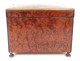 Cigar humidor pink wood loupe amboine marquetry brass Napoleon III nineteenth