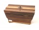 Music box and jewelry to Charles X, tomb form, mahogany, nineteenth