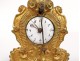 Pendulette cartel miniature Louis XV gilt bronze clock nineteenth clock