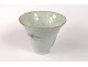 Small bowl with sake Chinese porcelain flowers insect Chinese twentieth century