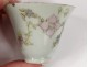 Small bowl with sake Chinese porcelain flowers insect Chinese twentieth century