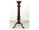 Bassinet mahogany tripod column carved acanthus leaves nineteenth century