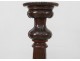 Bassinet mahogany tripod column carved acanthus leaves nineteenth century
