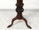 Bassinet mahogany tripod column carved acanthus leaves nineteenth century