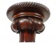 Bassinet mahogany tripod column carved acanthus leaves nineteenth century