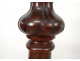 Bassinet mahogany tripod column carved acanthus leaves nineteenth century