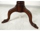 Bassinet mahogany tripod column carved acanthus leaves nineteenth century