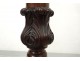 Bassinet mahogany tripod column carved acanthus leaves nineteenth century