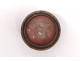 Small reliquary round metal Saint antique reliquary nineteenth century