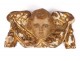 Sculpture angel wood carved gilded polychrome angel chert eighteenth