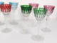 12 Roemers crystal wine glasses Saint-Louis color model Tommy twentieth