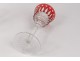 12 Roemers crystal wine glasses Saint-Louis color model Tommy twentieth