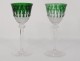 12 Roemers crystal wine glasses Saint-Louis color model Tommy twentieth