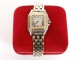 Panther Cartier women&#39;s watch 3 rows 18K steel watch twentieth century