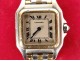 Panther Cartier women&#39;s watch 3 rows 18K steel watch twentieth century