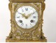 Pendulum Louis XVI gilt bronze white gold knots Napoleon III clock nineteenth