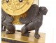 Pendulum bronze Trophy weapons war helmet chimera Vulcan Empire Nineteenth