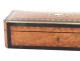 Gift box chips game magnifier amboine marquetry brass Napoleon III nineteenth