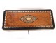 Gift box chips game magnifier amboine marquetry brass Napoleon III nineteenth