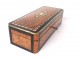 Gift box chips game magnifier amboine marquetry brass Napoleon III nineteenth