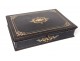 Box game wood marquetry chips mother of pearl Vervelle Elder Napoleon III nineteenth