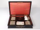 Box game wood marquetry chips mother of pearl Vervelle Elder Napoleon III nineteenth