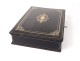 Box game wood marquetry chips mother of pearl Vervelle Elder Napoleon III nineteenth