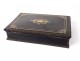 Box game wood marquetry chips mother of pearl Vervelle Elder Napoleon III nineteenth
