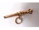 19th century solid gold watch key