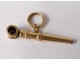 19th century solid gold watch key