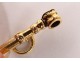 19th century solid gold watch key