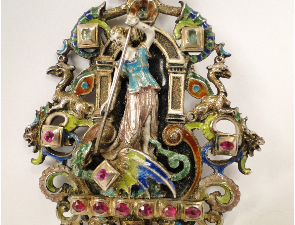 Pendentif coeur ajouré en argent