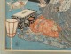 Japanese print Ukiyo-e Kunisada Utagawa Toyoshi III nineteenth samourai Oiran