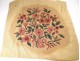 Tapestry small dots trim armchair seat bouquet pink flowers twentieth