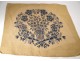 Tapestry small dots trim armchair seat bouquet pink flowers twentieth