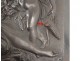 Ebonite bas-relief sculpture antique woman vestal angelot Napoleon III 19th
