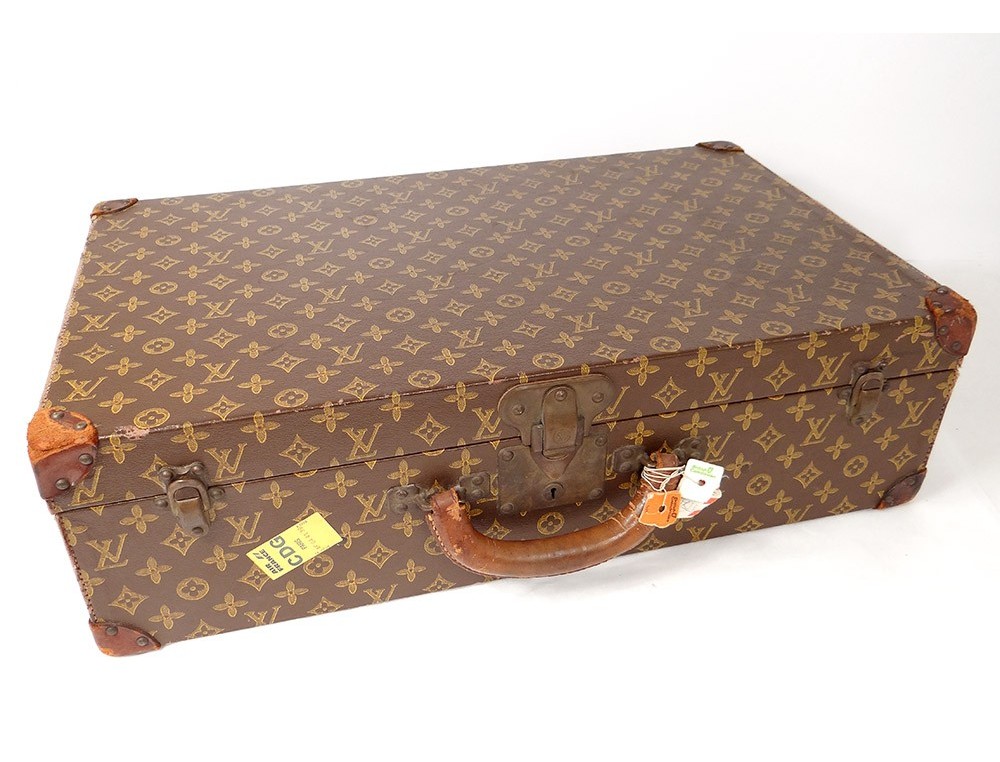 Monogrammed Canvas Bisten 75 Suitcase from Louis Vuitton, 1980s