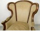 Bergère à oreilles mahogany armchair gilded bronze attr. François Linke nineteenth